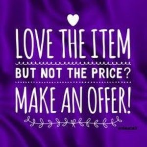 Feel free to bundle or make me an offer